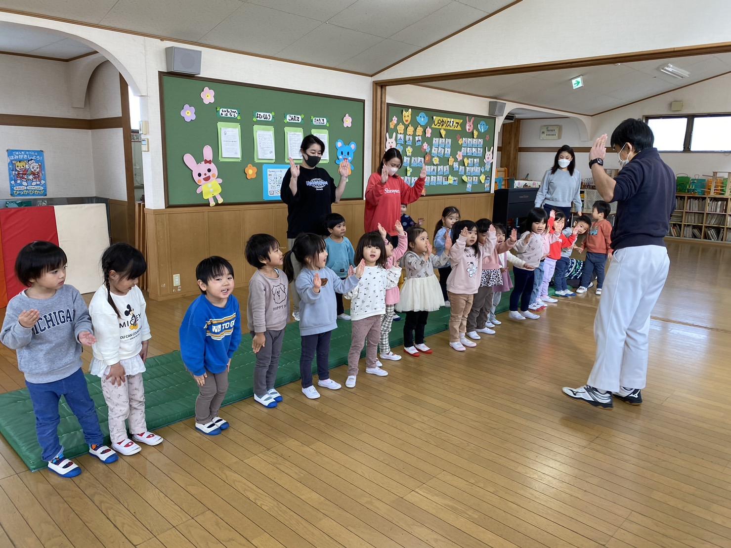 1/27(金) なかよしA組 体操教室がありました!