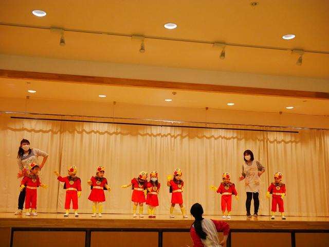 1/25(月)  おゆうぎ会 1部予行を行いました。