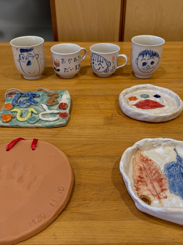 陶芸作品作り(0歳児ひよこ組から年長ほしぐみまで全学年)
